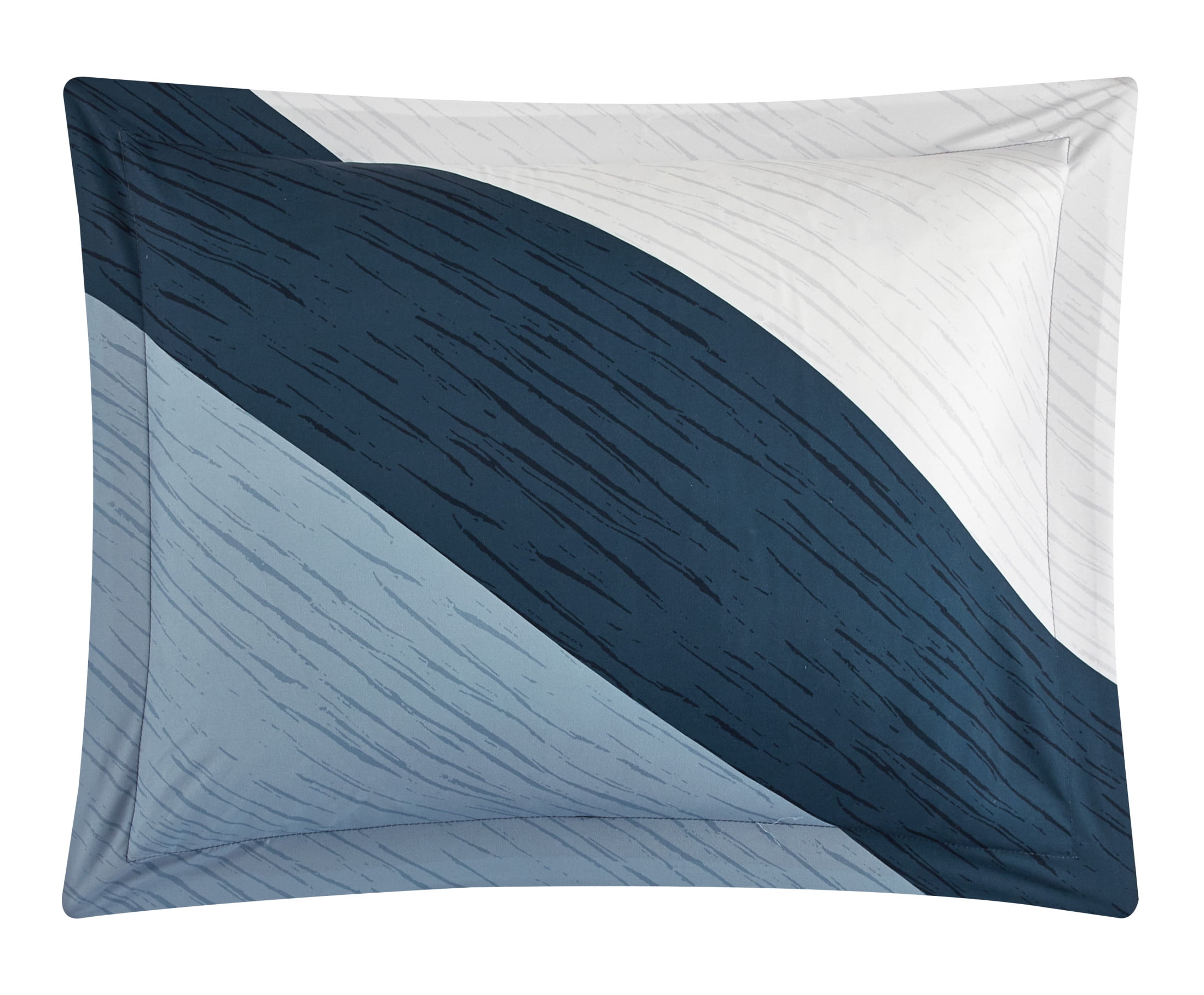 Chic Home Naomé 7-Piece Color Block Comforter Set, Twin, Navy