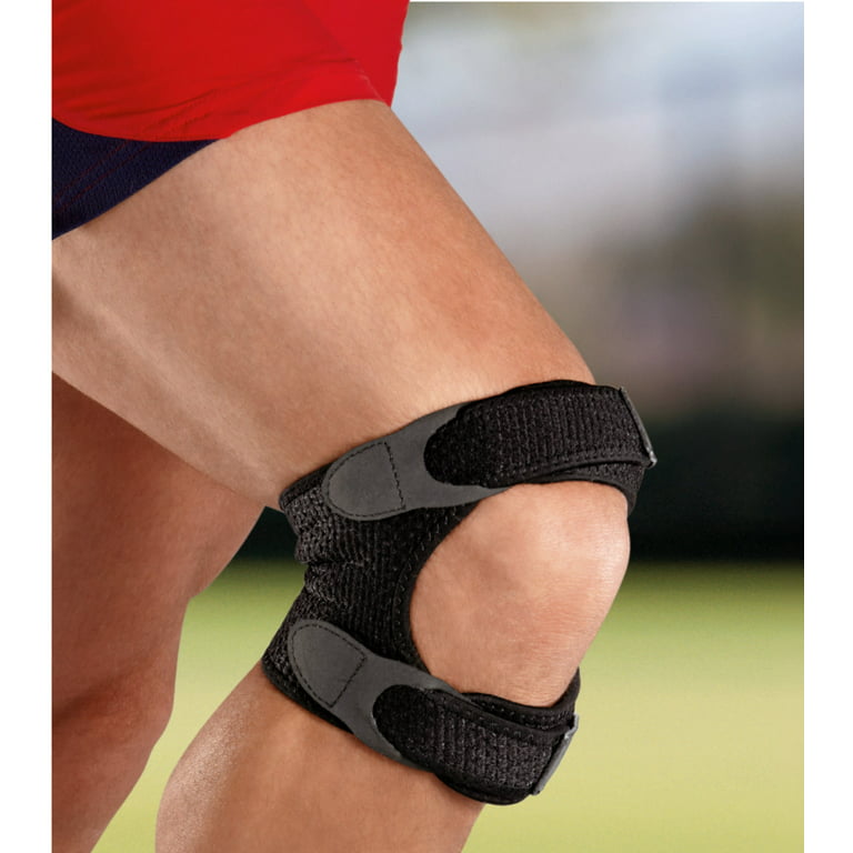 ACE Brand Adjustable Dual Knee Strap, Upper and Lower Support 
