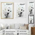 thumbnail image 4 of Designart "Fantasia Of White Wildflowers II" Wildflowers Floater Framed Wall Art Prints, 4 of 5
