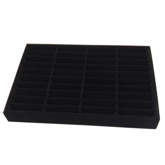 Bandeja para brazaletes Qarigey 40 Ranura Compartimento Negro