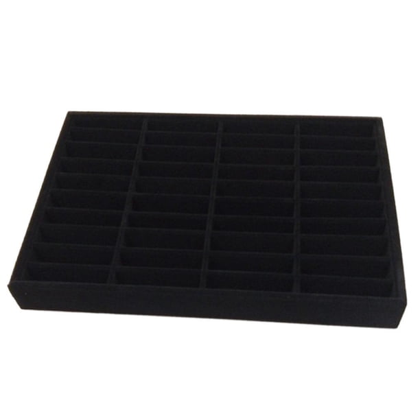 Bandeja para brazaletes Qarigey 40 Ranura Compartimento Negro