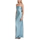 thumbnail image 4 of VISgogo Vestido sin mangas sin espalda para mujer, de una sola pieza elegante sin tirantes de color sólido, vestido de banquete de boda para cóctel VISgogo moda, 4 of 9