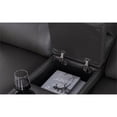 thumbnail image 6 of Alexent Recliner Leather Sofa with Cup Holders & Storage Loveseat Recliner Gray, 6 of 9