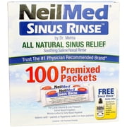 TaliaPosy Sinus Rinse All Natural Relief Premixed Refill Packets 100 Each (Pack of 3)
