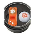 thumbnail image 1 of Team Golf 637556206565 Clemson Tigers Tin Set - Switchfix, Golf Ball, 1 of 1