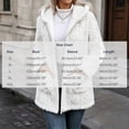 thumbnail image 3 of Enjoytime Fleece Jacket Women Long Sleeve Textured Zip Up Hooded Coat Fall Winter Warm Soft Comfy Casual Mid Length Outerwear, 3 of 7