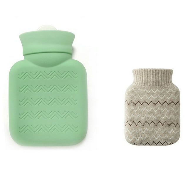 Water Injection Explosion-proof Hot Water Bag Cute Portable Hand Foot Warmer for Female Winter