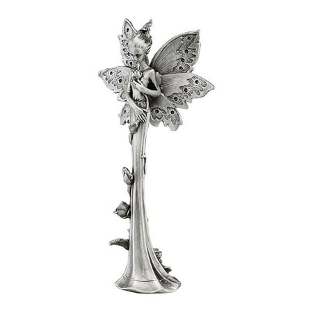 Natures Fairies: Rose Sculptural Fine Pewter Collectible