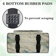 thumbnail image 7 of ZIATUBLE Sea Beach Sewing Machine Cases Starfish Shells Organizer Bag Reusable Carrier Supply Organizer for Accessories with 4 Bottom Rubber Pads Sewing Machine Totes to Prevent Scraping, 7 of 7
