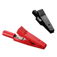thumbnail image 2 of 6X Insulated Alligator Clip Connector Clamp Testing Probe Red+Black, 2 of 5