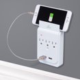 thumbnail image 4 of czcpp-Globe Station de Charge Électrique 78081 avec Protection contre les Surtensions, 2X Ports USB, Support de Téléphone, Finition Blanche, 4 of 4