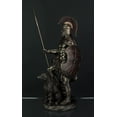 thumbnail image 2 of Hero Grec Épique Odysseus Bronze Finition Statue Odyssée, 2 of 4