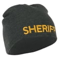 thumbnail image 5 of Sheriff Military Embroidered Beanie - Grey OSFM, 5 of 5