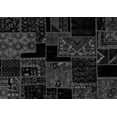 thumbnail image 1 of Ahgly Company Indoor Rectangle Patchwork Gray Transitional Area Rugs, 5' x 8', 1 of 4