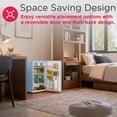 thumbnail image 6 of Frigidaire 3.2 Cu ft Retro Mini Refrigerator with Side Bottle Opener EFR376, Blue, 6 of 14