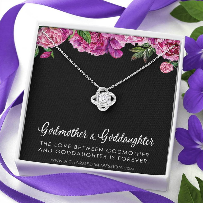 Godmother Necklace Gift for Godmother from Godchild Godmother Gift Jewelry for Godmother Godmother Gift Godmother Jewelry Thank you
