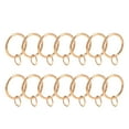 thumbnail image 3 of Uxcell Metal 32mm Inner Dia Gold Tone Curtain Rings 28 Pack, 3 of 6