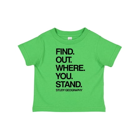 

Inktastic Study Geography Gift Toddler Boy or Toddler Girl T-Shirt