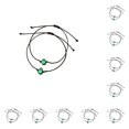 thumbnail image 1 of Minnieouse 2 Pack Girl Matching Bracelets Adjustable Hand-made Female Popular Hand Wrist Set Chain Jewelry Accessories for Girlfriend Wear Negro 10piezas, 1 of 6
