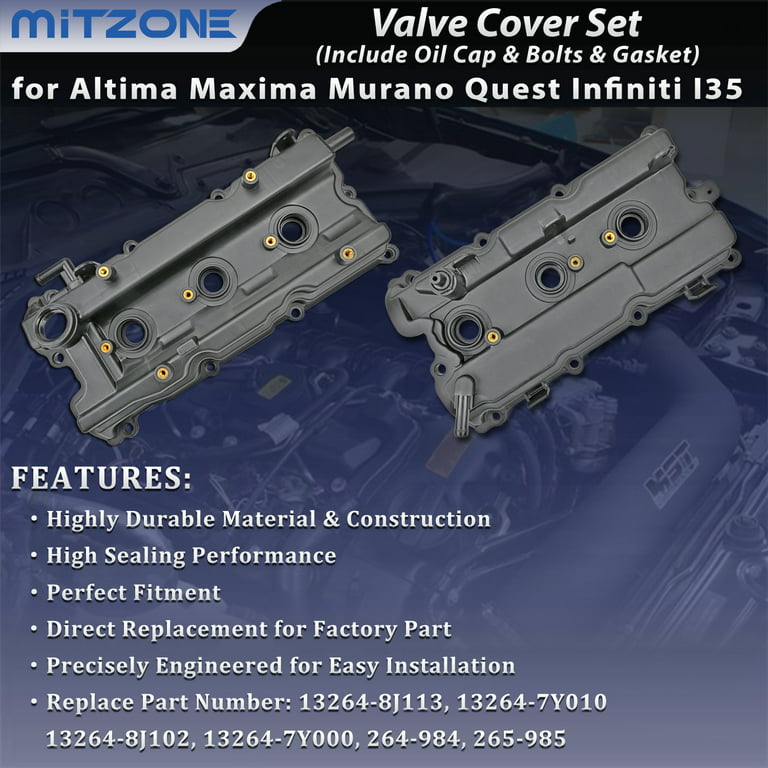 4 pièces Bouchon de Valve Pneu, pour Nissan Maxima VII (A35) Sedan  2008-2014 résistant à la Corrosion Couvre-Valve Universel Voitures Voiture