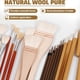 thumbnail image 5 of Juego de pinceles para esmaltado de cerámica, 20 piezas de diferentes formas, herramientas de cerámica, arte de lana, para cerámica, acrílico, acuarela, acrílico., 5 of 5