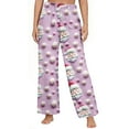 thumbnail image 5 of Women's Christmas Printed Warm Pajama Pants Fleece Plush Sleepwear With Pockets 2025 Casual Loungewear Relaxed Fit Fall Winter Cozy Nightwear Soft Long Bottoms Fashion Sleep Trousers, 5 of 6