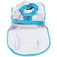 thumbnail image 2 of Impermeable ajustable con capucha para perros, chaqueta impermeable para perros, ropa para perros pequeños, medianos y grandes (Azul Lago M), 2 of 5