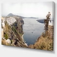 thumbnail image 2 of Beautiful View of Santorini Island - Landscape Canvas Art Print, 2 of 4