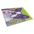 thumbnail image 1 of Carolines Treasures PPP3034LCB Boston Terrier Jungle Glass Cutting Board - Large, 1 of 2