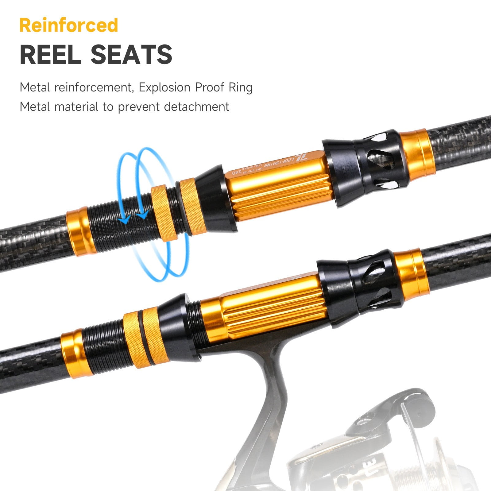 Spinning Fishing Rod Telescopic Carbon Fiber Casting Rod High Sensitive Fast Rod