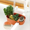 thumbnail image 3 of fsxdhpcsgfc Colander Drai , Multifunction Saddle Food Waste Strainer, Kitchen Storage Rack For Ppyfood Kitchen Rack over The Dish Racks for The Silicone Organizer, 3 of 7