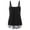 Black, variant on Women One Piece Underwire Swimsuit Tummy Control Bathing Suit Ruched Drawstring Swim Suit Modest Swimwear Monokini