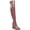 Rose Patent, variant on Womens Pink Slip Resistant Padded Stretch Bravy Pointed Toe Block Heel Zip-Up Heeled Boots 10 M