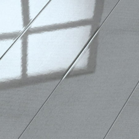 - Elesgo Glamour Life Super Gloss Floor Metallic Grey Laminate Floor 20.66 Sq. F.