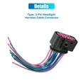 thumbnail image 4 of Reemplazo del conector del cable del arnés del faro de 3 pines para VW para Audi No.1J0973737, 4 of 7