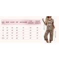 thumbnail image 4 of MINTREUS Women's Pajama Sets Short Sleeve Shirt and Capri Soft Pajama Sets with Pockets M-4XL, 4 of 6