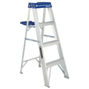 Louisville Ladder AS2104 4 ft. Aluminum Step Ladder Type I, 250 lbs. Load Capacity