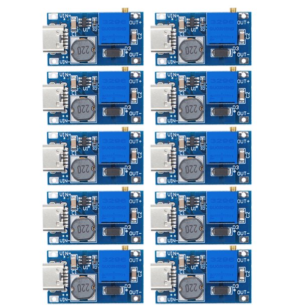WDOplteas 10 Uds DC-DC convertidor elevador 2-24V a 5V-28V placa reguladora voltaje