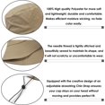 thumbnail image 3 of YooGuoGuo Windproof Fishing Hats UV Protection Safari Sun Cap Outdoor Bucket Hat Lightweight Boonie Hat for Hiking Camping, 3 of 7