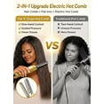 thumbnail image 5 of DAN Technology One-Handed Electric Hot Comb for Wigs Black Women Hair,Dual Voltage Pressing Comb Adjustable Heat & Anti-Scald, 5 of 9