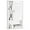 White, variant on BOBOKY Medicine Cabinet, Wall Mounted Bathroom Cabinet Single Door Wooden Bathroom Wall Cabinet with Adjustable Shelf, 6.5"D x 16.5"W x 27.5"H,White