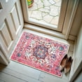 thumbnail image 5 of GLN Rugs Serik - Indoor, Machine Washable Area Rug - 2'x3' Turkish Pink Home Carpet, 5 of 8