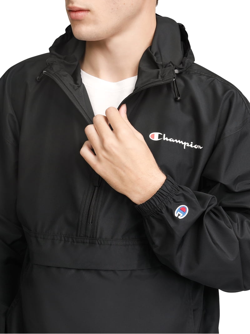 Champion Men's Stadium Packable Jacket with Script Logo, Standard