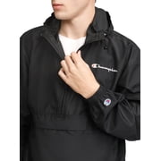 Champion Men’s Stadium Packable Jacket with Script Logo, Standard Fit, Lightweight Water-Resistant Polyester Fabric, Sizes S-4XL