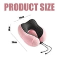 thumbnail image 5 of Travel Pillow, Memory Foam Neck Support for Airplane, Ergonomic Design for Uninterrupted Sleep, Portable for Car Trips, Hooded for Light Blocking, Comfortable for All Travelers, 5 of 5
