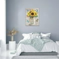 thumbnail image 6 of Sunflower Wall Art Farmhouse Bathroom Decor Butterfly Sunflower Bathroom Pictures Canvas Print Country Bathroom Artwork For Bathroom Living Room Bedroom Framed 12"x16", 6 of 6