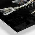 thumbnail image 5 of Fish Skeleton Bone on Black 32 in x 60 in Painting Art Prints, by Designart, 5 of 5