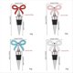 thumbnail image 3 of Juego de 4 Tapones de Vino Reutilizables con Sello de Silicona para de Vacío, Ideales para Fiestas, , para Mujeres, Color Plateado., 3 of 5