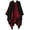 Blackred, variant on ZhangBaoLin Women Shawl Wrap Cardigan Open Front Poncho Cape Sweater Coat Fashion Wool Travel Blanket