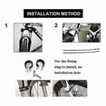 thumbnail image 3 of Bicycle Front Rack, Steel Luggage Touring Carrier Racks 15KG Capacity Mountain Road Bike Pannier Ra, 3 of 5